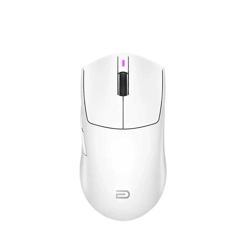 Mouse Cudy MS9891 Tri-Mode Wireless, rezolutie DPI 400-800-1200-1600-2400-3200, polling rate 1000Hz, alb Cudy