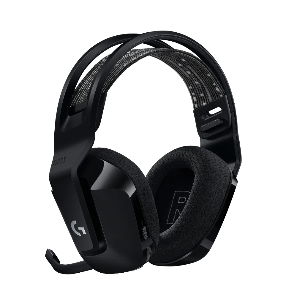 G G733 LIGHTSPEED Wireless RGB Gaming Headset Headset full size 2.4 GHz wireless black Logitech