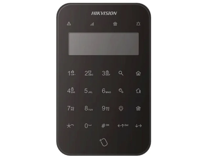 TASTATURA WIRELESS CU ECRAN LCD, AX PRO, NEAGRA Hikvision