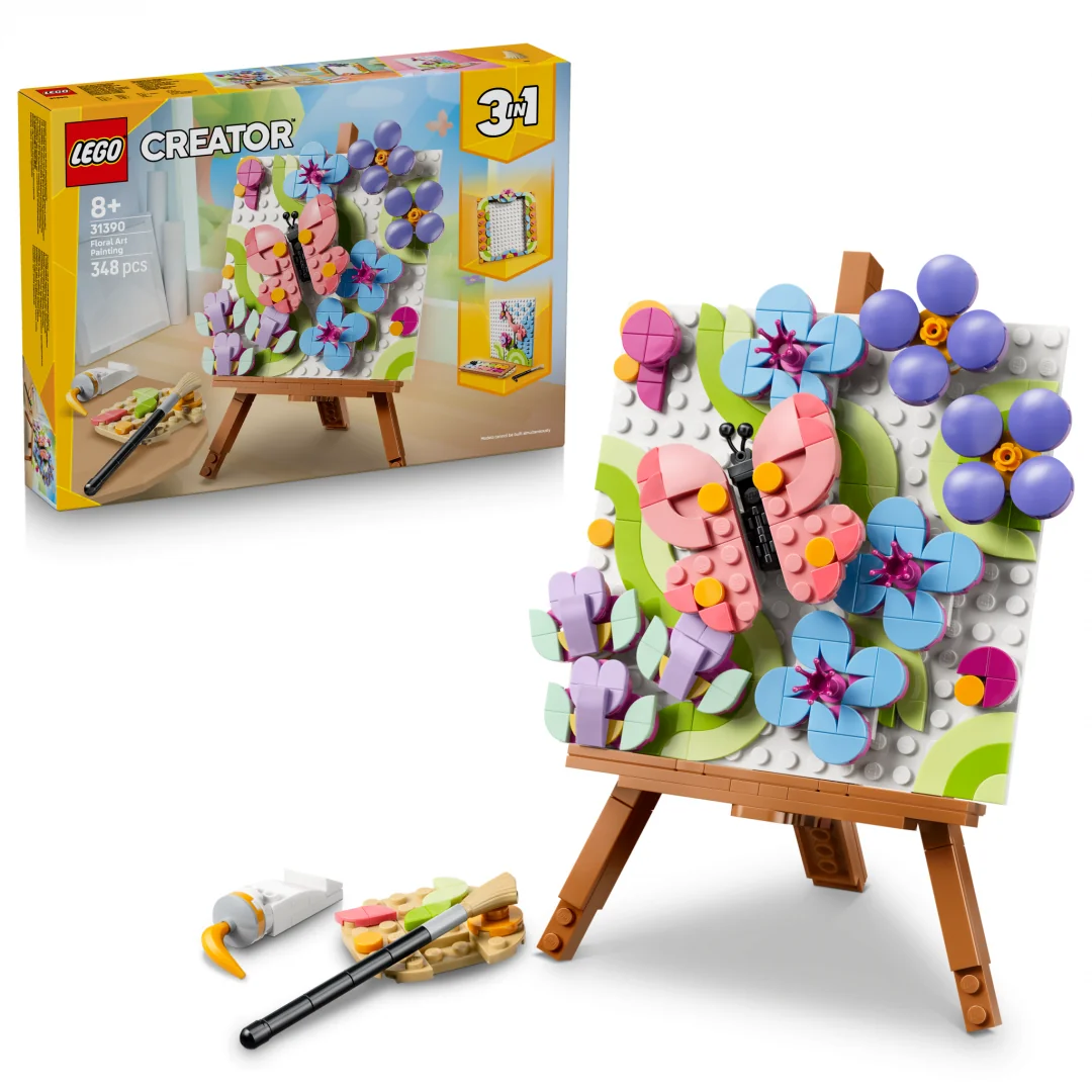TABLOU DECORATIV CU ARTA FLORALA LEGO31390 Lego