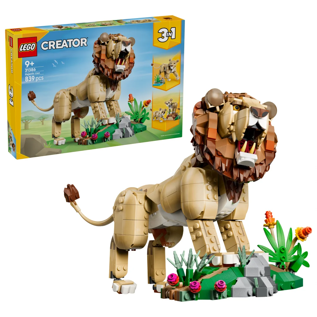 ANIMALE SALBATICE:LEU MAIESTUOS LEGO31386 Lego