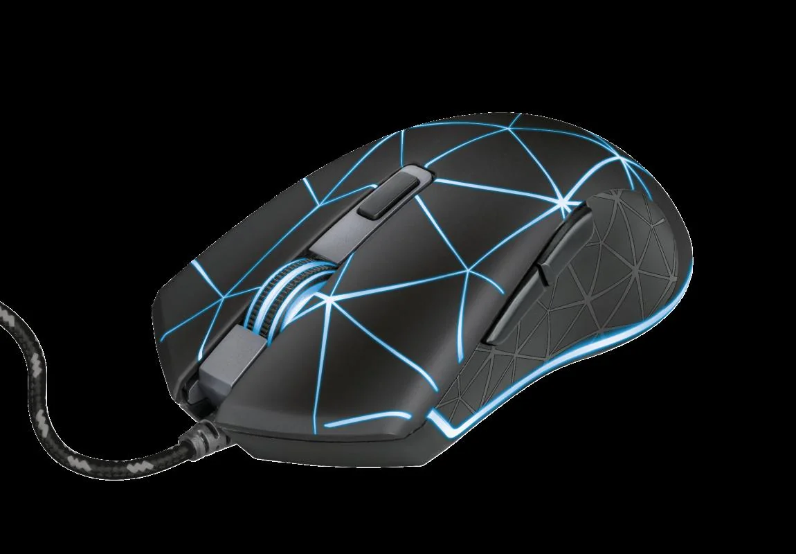 Mouse cu fir Trust GXT 133 Locx Illuminated Gaming Mouse Trust