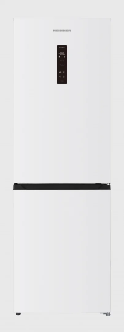 Combina frigorifica Heinner HCNF-HM400DINVE++, No Frost, MaxStorage, tehnologie Dual Inverter, clasa energetica: E, capacitate totala: 400 L, capacitate frigider: 273 L, capacitate congelator: 127 L, control electronic cu display touch, functie ECO, Heinner