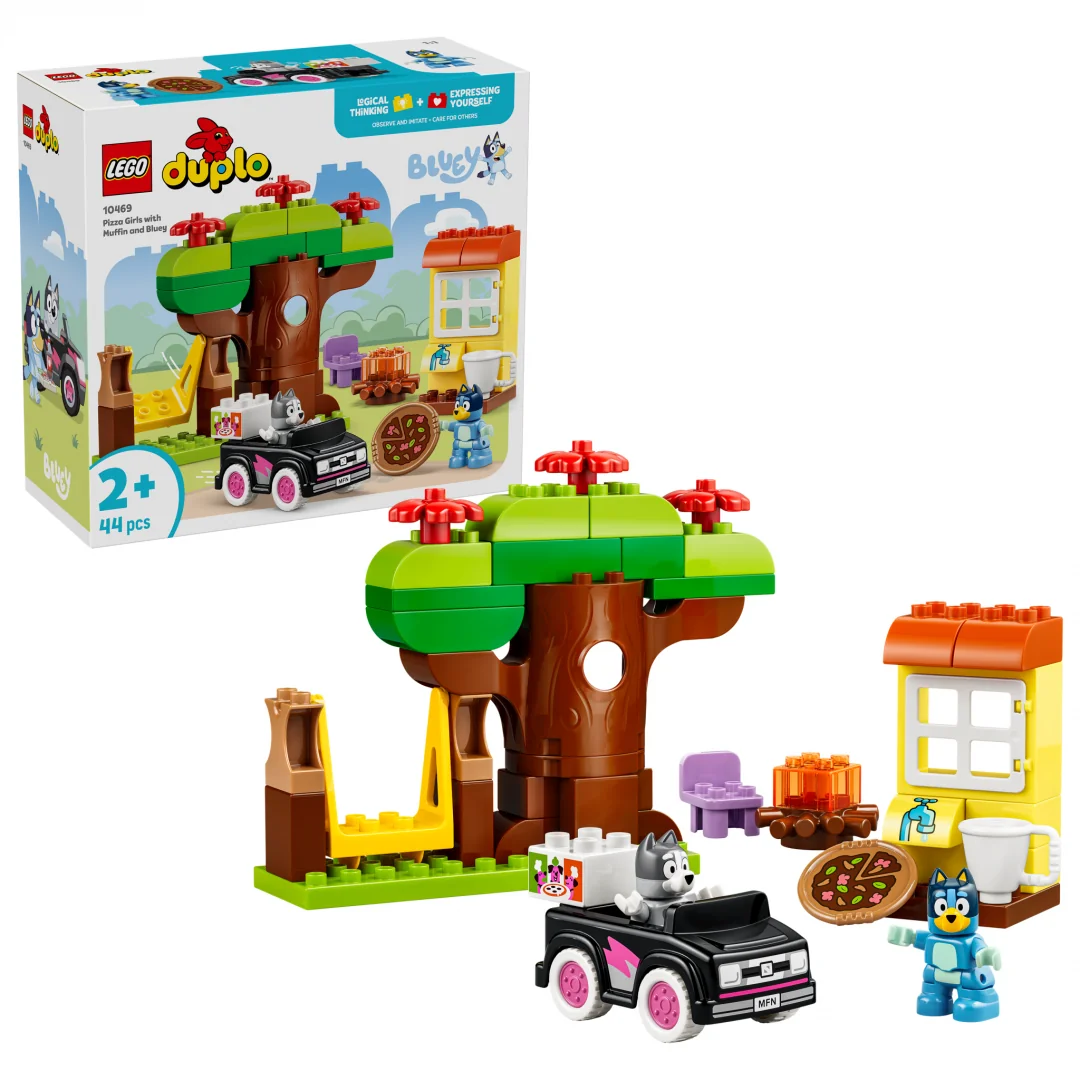 MUFFIN SI BLUE, FETELE CARE ADUC PIZZA LEGO10469 Lego