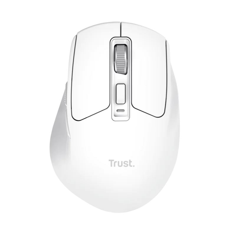 Mouse Trust Niven Comfortable, rezolutie maxima 3200 DPI, material ABS, alb Trust