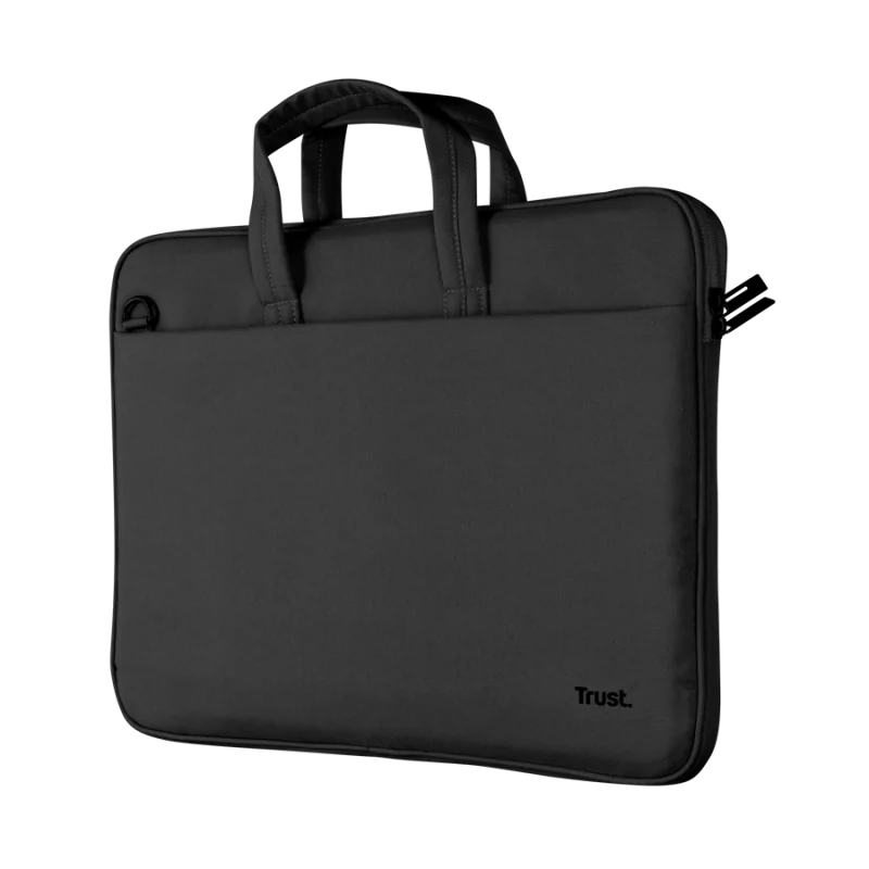 Geanta laptop Trust Bologna Slim, pentru laptopuri cu diagonala de 14" , material ABS, negru Trust