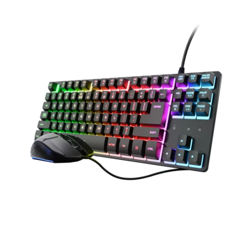 Kit mouse + tastatura Trust GXT 798T 2-IN-1, negru Trust
