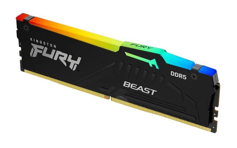 Memorie RAM Kingston FURY Beast, 8GB DDR5, 5200MHz, CL40 Kingston