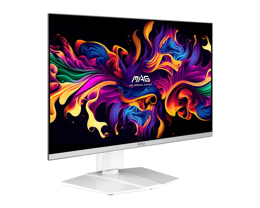 Monitor MSI 26.5" MAG 272QPW QD-OLED X28, Diagonal (inch): 26.5, Diagonal (cm): 67, Aspect ratio: 16:9, Panel: QD-OLED, Resolution: 2560x1440, Refresh Rate: 280Hz, Response time GtG: 0.03ms, Brightness (max): 450 cd/m², Contrast (static) : 1.5M:1, MSI