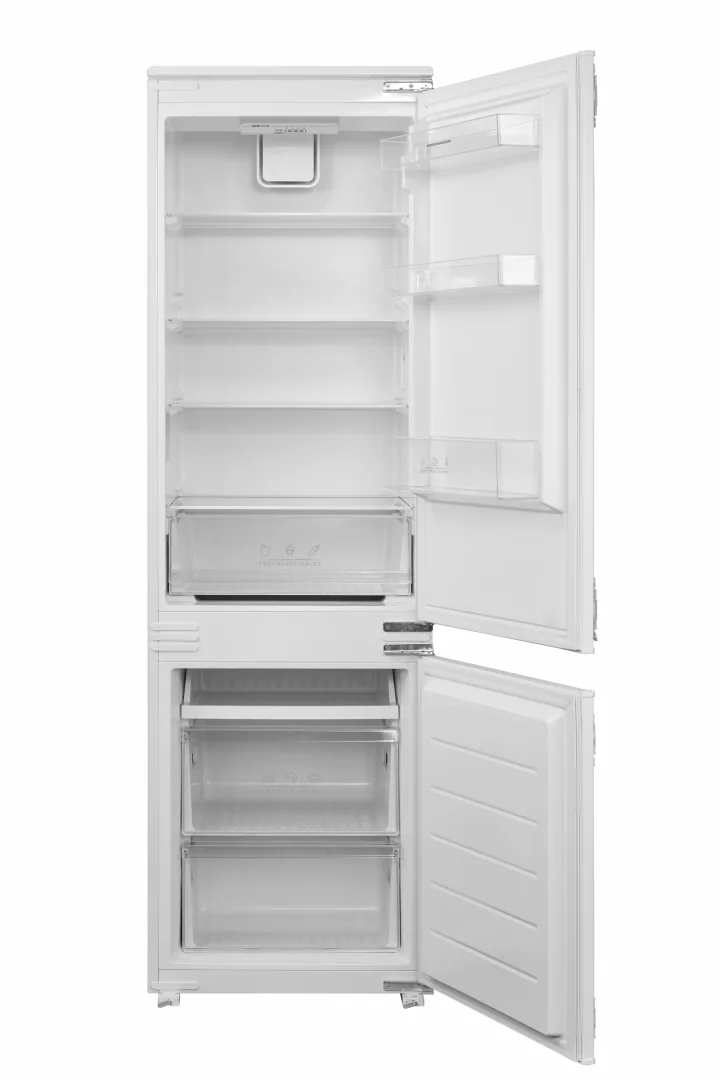 Combina frigorifica HEINNER HC-BIM271INVE++, 271 l, Clasa E, Incorporabila, Compresor inverter, Alb