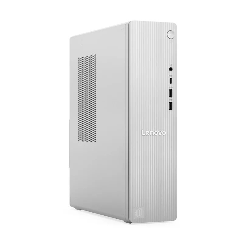 Desktop Consumer Lenovo IdeaCentre Tower 08IAS10 cu procesor Intel Core Ultra 7 265 pana la 5.3 GHz, 16 GB DDR5, 512GB SSD, Intel Integrated Graphics, Fara OS, Grey, 2 ani Garantie Lenovo