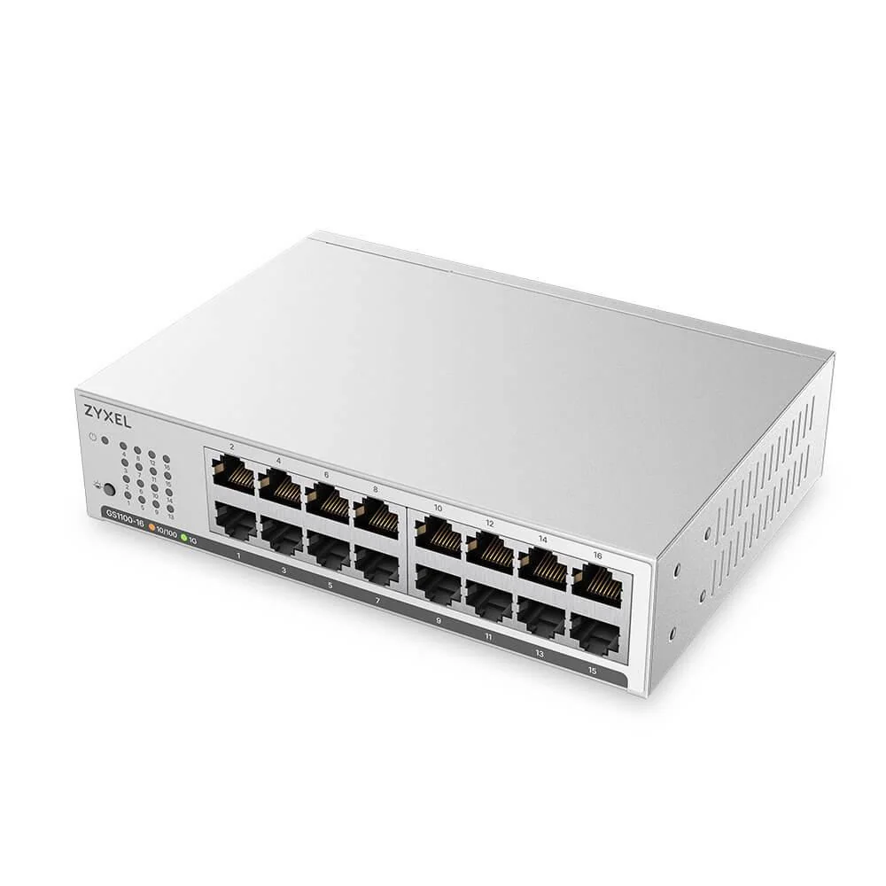 GS1100-16 16-PORT GBE UNMG SWITCH Zyxel