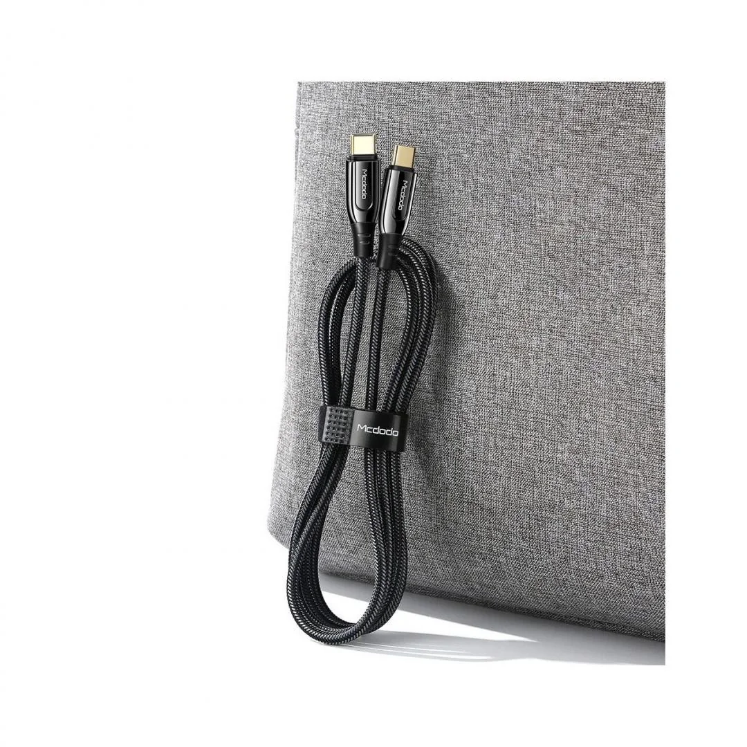 Cablu Super Charge Type-C la Type-C Black (1.2m, 100W) Mcdodo