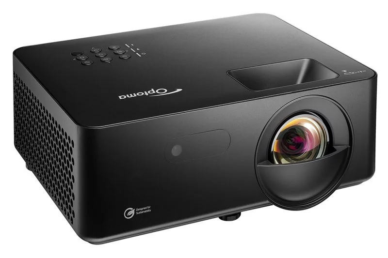 Videoproiector Optoma GT2200HDR, DLP 4LED Short Throw FHD 1920*1080, 3.300 lumeni, contrast 500.000:1, format nativ 16:9 (compatibil 4:3/ 16:9/ 16:10), 30.000 ore, distanta maxima de proiectie 5.5 m, dimensiune maxima imagine 7.62 m/ 300", 2x HDMI 2.0, Optoma
