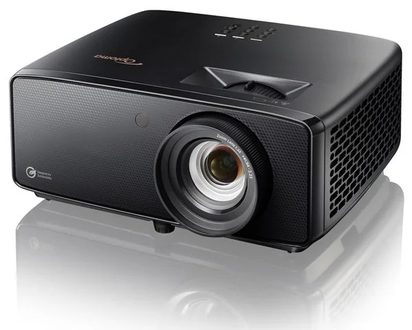 Videoproiector Optoma UZ38x, DLP laser 4K UHD 3840*2160, 3.800 lumeni, contrast dinamic 1.500.000:1, 16:9/ 4:3, 30.000 ore, distanta maxima de proiectie 8 m, dimensiune maxima imagine 7.62 m/ 300", 2x HDMI 2.0, USB- A power 1.5A, RS232, 12V trigger, Optoma