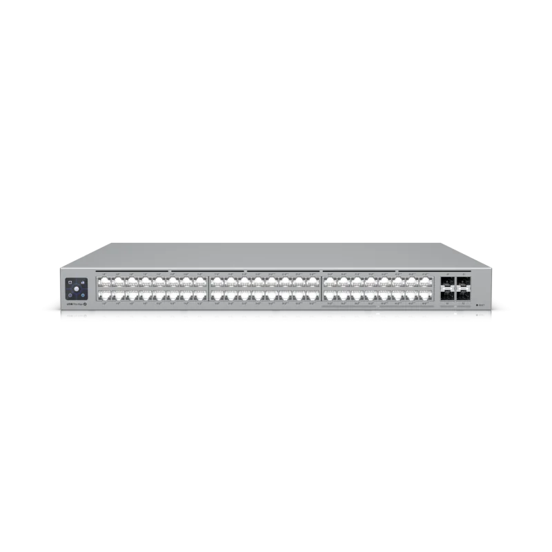 UBIQUITI USW-Pro-Max-48-PoE Switch Etherlighting 16x RJ45 2.5Gbps 32x RJ45 1000Mbps 4x SFP+ L3 720W PoE Ubiquiti Networks