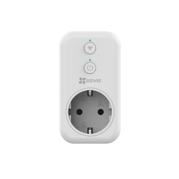 PRIZA INTELIGENTA EZVIZ T31, Comunicare: 2.4 GHz (IEEE 802.11 b/g/n) , Alimentare: MAX. 16A (EU, US), MAX. 3,840W (Input Voltage 240V), Temp de functionare: -20 °C to 40 °C, Dimensiuni: 100.5 × 54.7 × 71 mm Greutate: EU 115g Ezviz