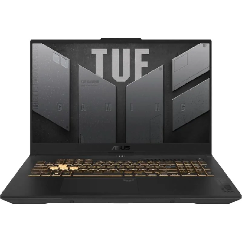 Laptop Gaming ASUS TUF Gaming F17, FX707VJB-HX082, display 17.3-inch, FHD (1920 x 1080), Value IPS-level, 16:9, 144Hz, 300nits, Anti-glare(AG) display, procesor Intel® Core™ 5 Processor 210H 2.2 GHz (12MB Cache, up to 4.8 GHz, 8 cores, 12 Threads), ASUS