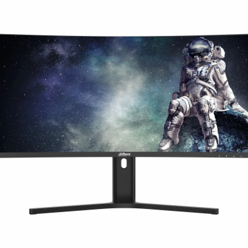Monitor Dahua 34" DHI-LM34-E330CA, Curvature: 1500R, Diagonal (inch): 34, Diagonal (cm): 86, Aspect ratio: 21:9, Panel: VA, Resolution: 3440x1440, Refresh Rate: 200Hz, Response time MPRT: 1ms, Brightness (max): 300 cd/m², Contrast (static) : 3500:1,