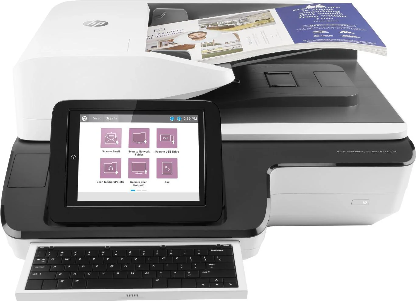 Scanner HP ScanJet Enterprise Flow N9120 fn2, A3, Automat, Flatbed, USB HP