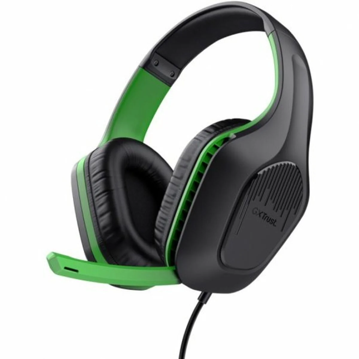 GXT 415X ZIROX. Product type: Headset. Connectivity technology: Wired. Recommended usage: Gaming. Headphone frequency: 20 - 20000 Hz. Cable length: 1.2 m. Weight: 237 g. Product colour: Black, Green Trust