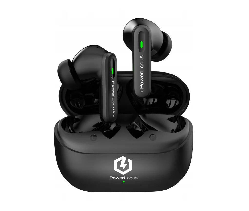 Casti True Wireless Bluetooth Fit ANC Black Powerlocus