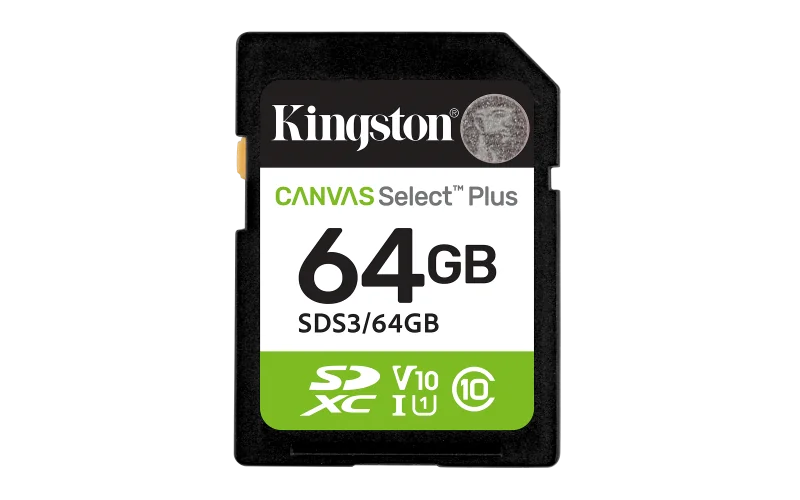 Card de Memorie SDXC Kingston 64GBCanvas Select Plus Kingston