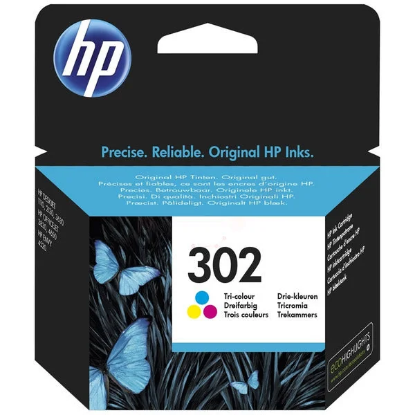 F6U65AEUUS Cerneala HP 302 Color HP
