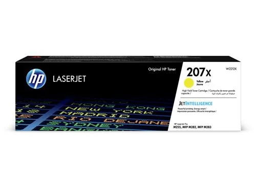 207X Yellow LaserJet Toner Cartridge HP