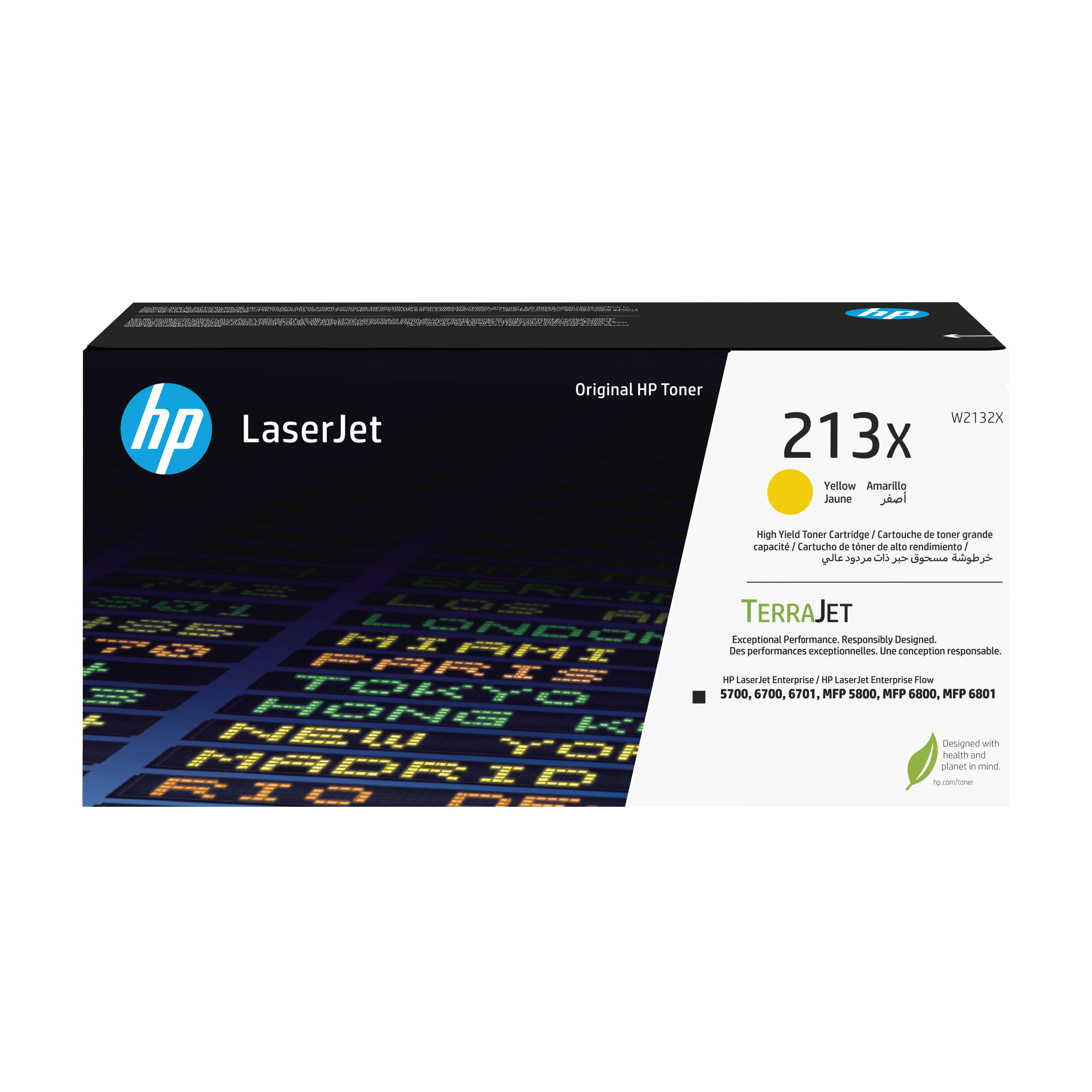 213X Yellow Original LaserJet Toner Cartridge HP