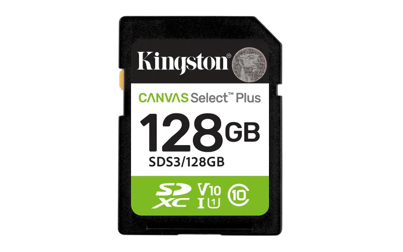 Card de Memorie SDXC Kingston128GBCanvas Select Plus Kingston