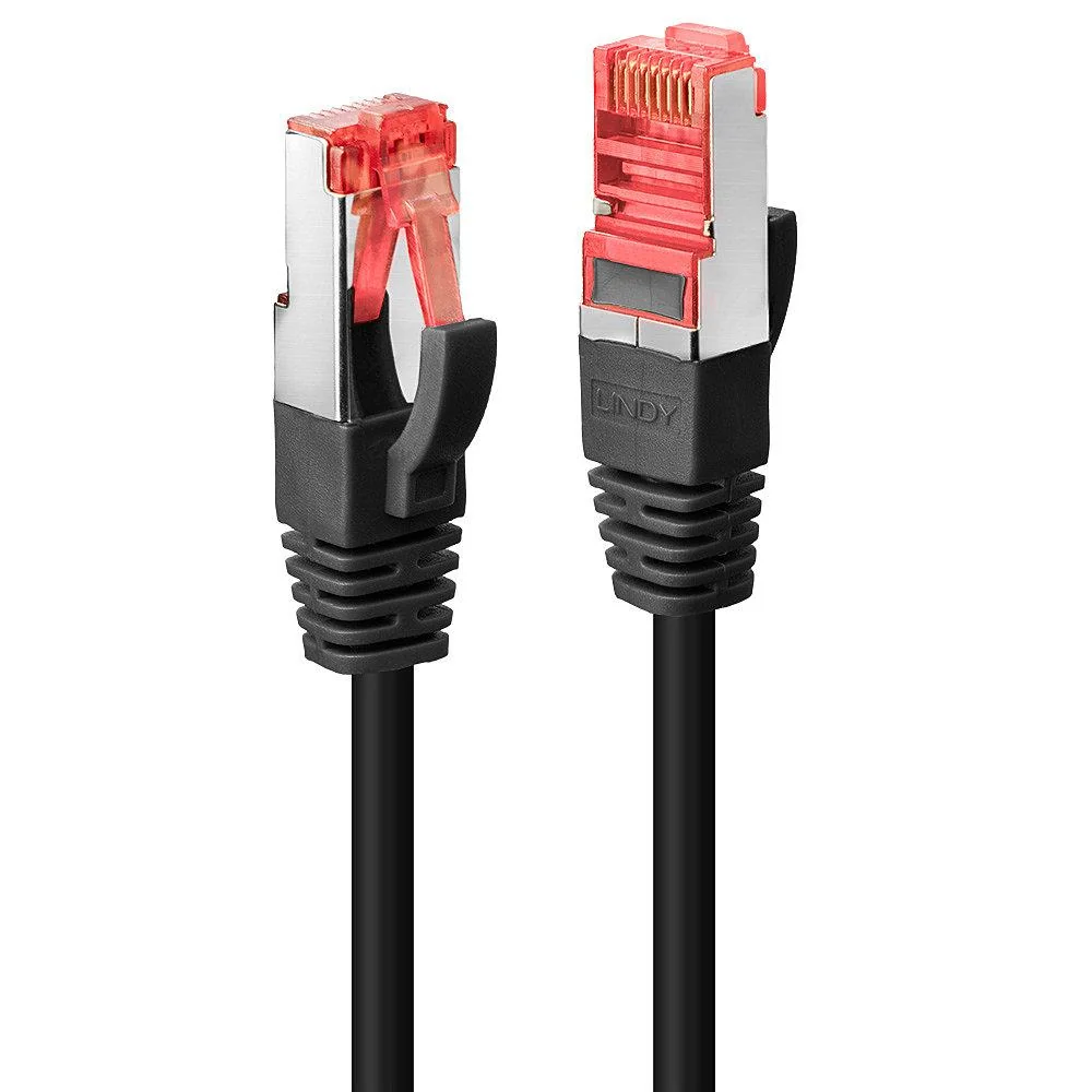 Cablu Lindy Cat.6 S/FTP Network Black, lungime 1m, latime de banda suportata 250MHz, material polycarbonate, negru Lindy