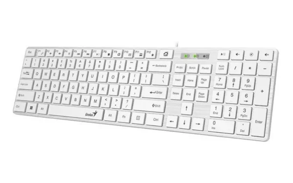 Tastatura Genius SlimStar 126, USB, Alb Genius