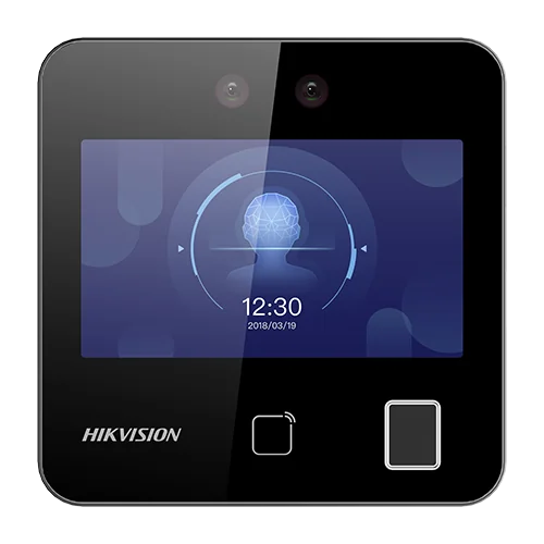Terminal control acces recunoastere faciala, 4.3 inch touch screen, M1, Amprenta, Wi-Fi - HIKVISION DS-K1T343MFWX-B-S Hikvision