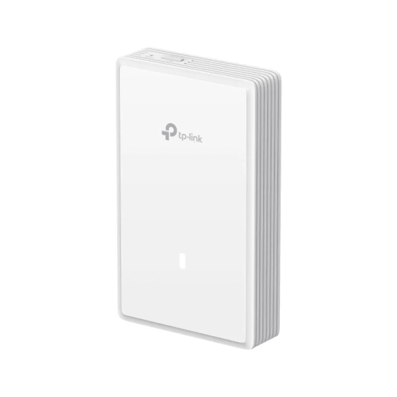 BE5000 Wall-Plate Dual-Band Wi-Fi 7 Access Point PORT: Uplink: 1× 2.5G RJ45 Port; Downlink: 1× 2.5G RJ45 Port +2× 1G RJ45 Port SPEED:688Mbps at 2.4 GHz + 4324 Mbps at 5 GHz FEATURE: Compatible with US Standard Junction Box, 802.3 bt/at PoE, PoE