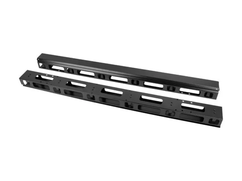 VERTICAL CABLE MANAGEMENT PANEL 27U FOR 19" FREE-STANDING CABINETS 2PCS BLACK LANBERG Lanberg