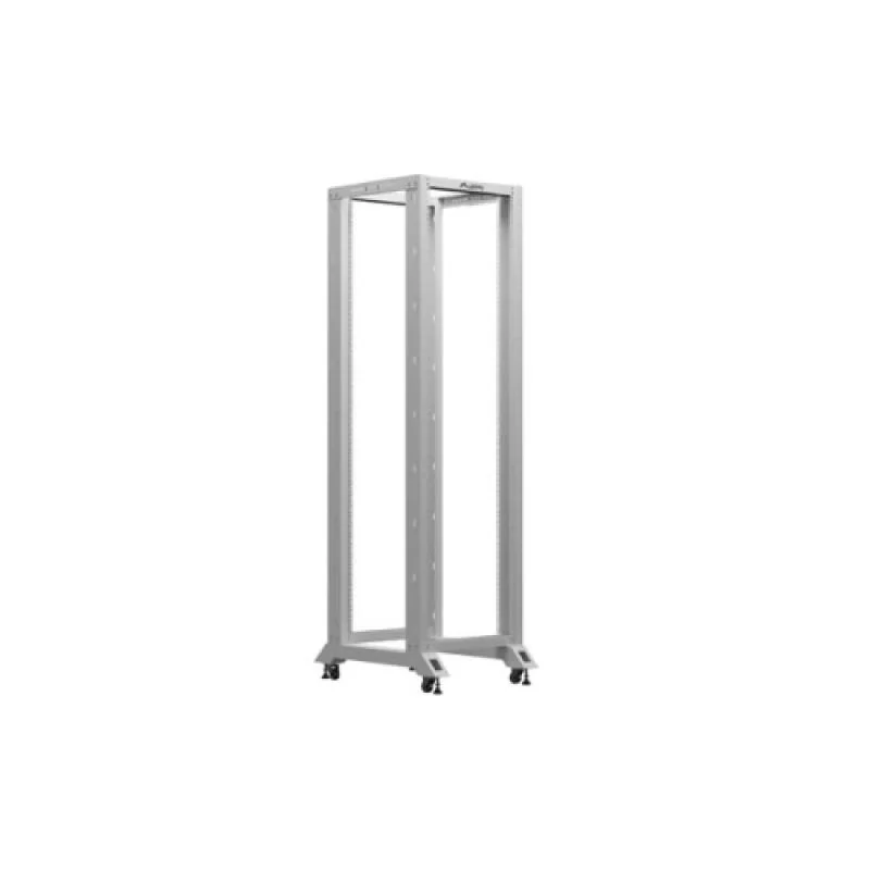 OPEN RACK 19" 42U 600X800 GREY LANBERG, Self-assembly, RAL color RAL7035, maximum static load 600 kg, gri Lanberg