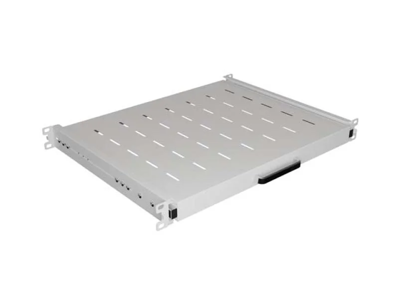 Poliță fixă Lanberg pentru cabinere rack, 19", 1U/445X350MM, max. load 35kg, material otel, gri Lanberg