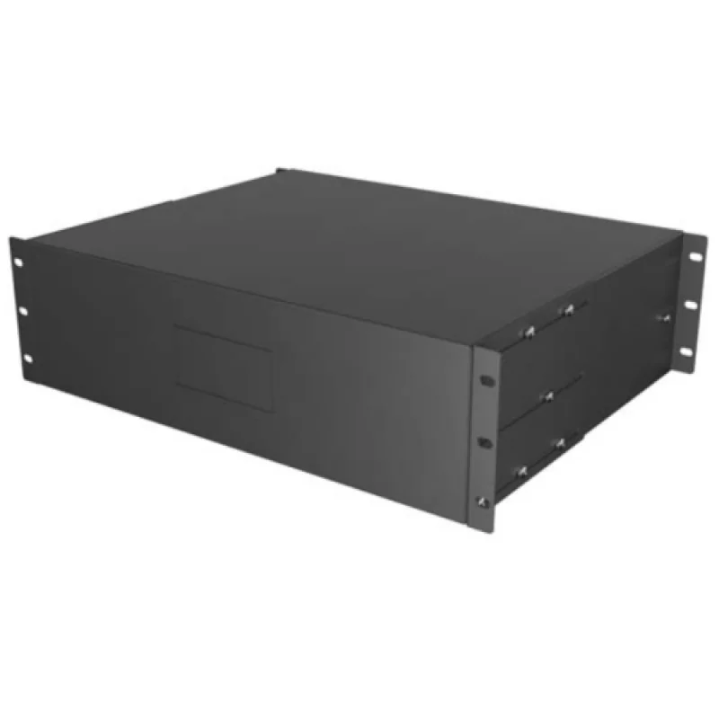 Drawer Lanberg 19", RAL color RAL7035, maximum load 90 kg, Range of adjustment 360 - 610 mm Lanberg