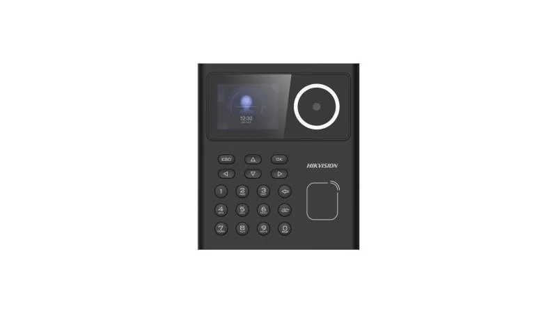 Value Series Face Access Terminal 2.4-inch LCD screen, 2 MP lens Multiple authentication methods, including face, card, and PIN, etc. Supports M1 card Face recognition duration < 0.2 s/User Max. 500 faces, 1,000 cards, and 100,000 events Supports ISAPI