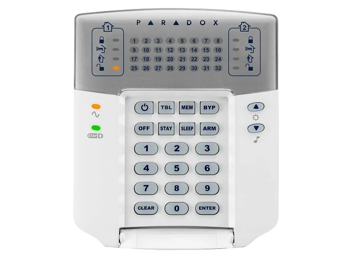 TASTATURA CABLATA LED CU 32 ZONE Paradox