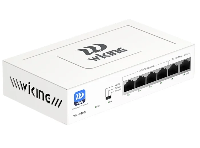SWITCH CU 6 PORTURI (4 POE) 10/100 MBPS Wi-Tek