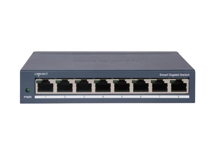 SWITCH SMART MANAGEMENT CU 8 PORTURI GIGABIT Hikvision