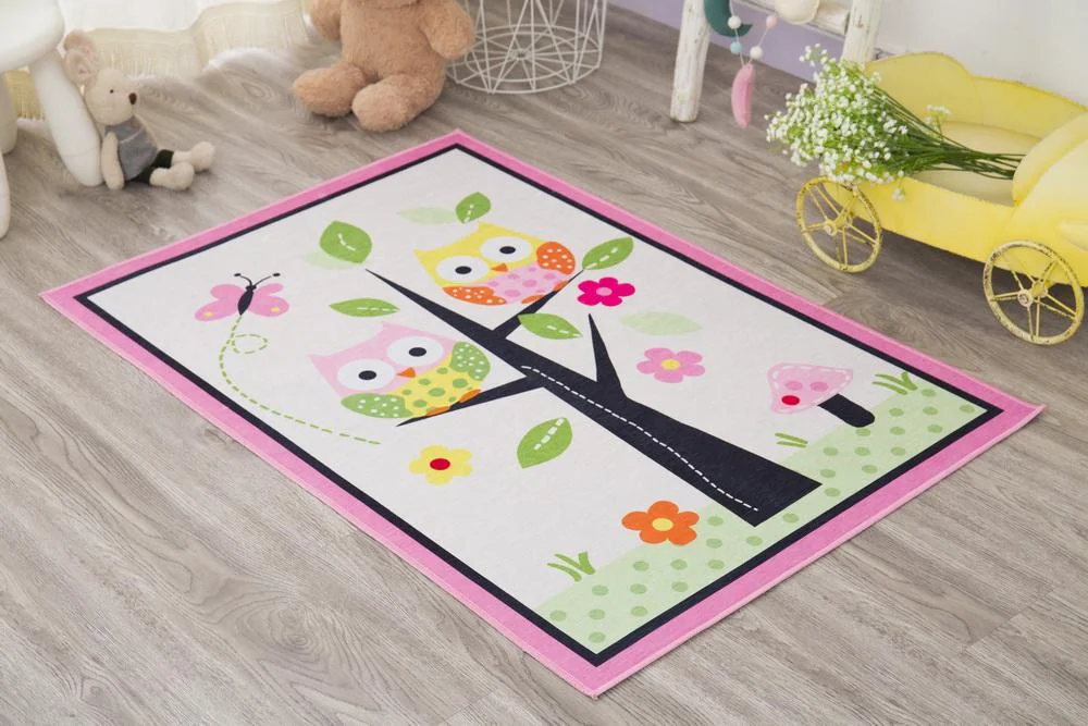"Covor cu print digital 3D 70x140 cm Bufnita" Heinner