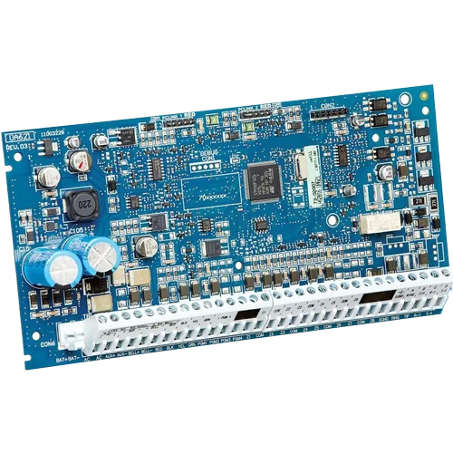 Placa centrala SERIA DSC POWER NEO 6 zone extensibila la 16 zone, 2 partitii - DSC HS2016PCBE DSC