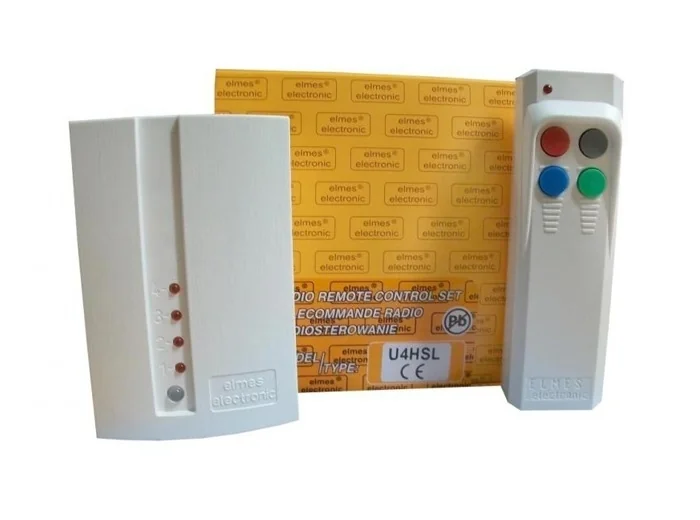 SET EMITATOR BUTON DE PANICA + RECEPTOR 4 CANALE Elmes