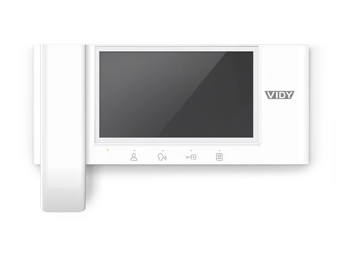 POST DE INTERIOR 7" CU RECEPTOR 220VAC Vidy