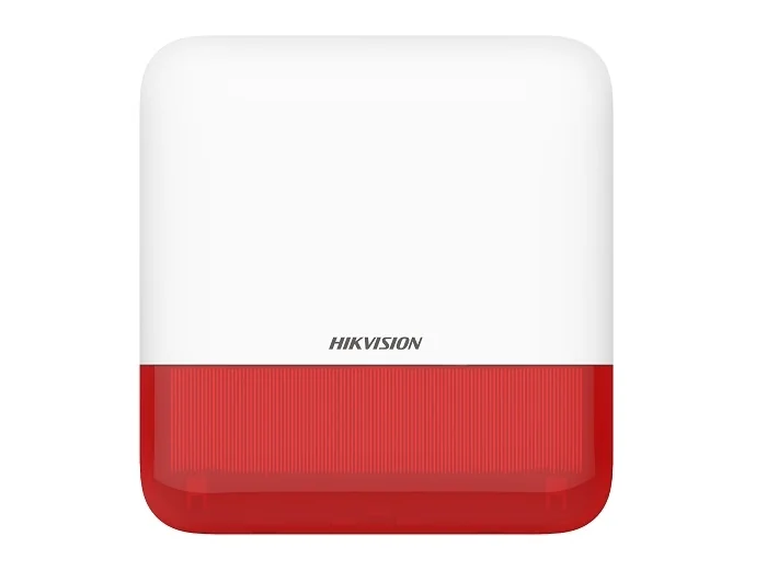 SIRENA WIRELESS DE EXTERIOR AX PRO (DS-PS1-E-WE-RED) Hikvision