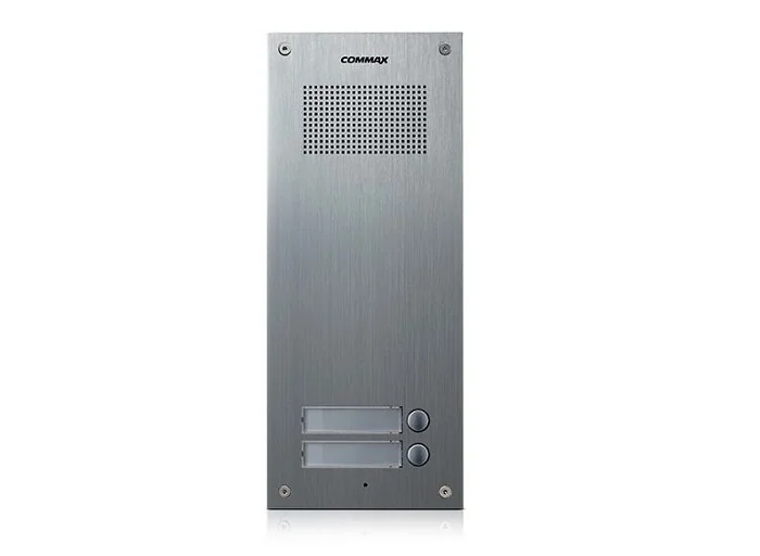 POST DE EXTERIOR DIN ALUMINIU CU 2 BUTOANE (DR-2UM) Commax