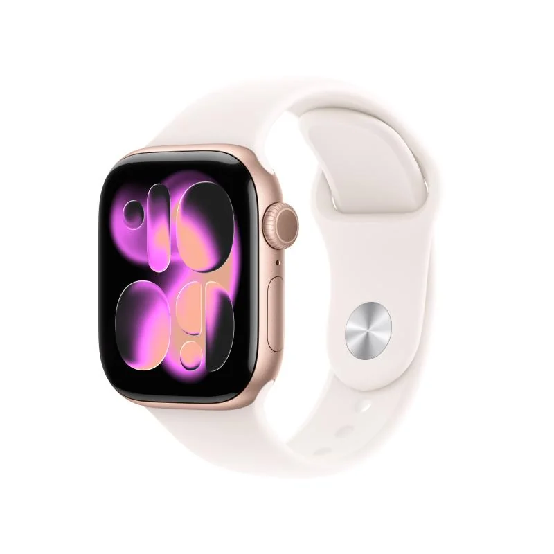 Watch Series 11 GPS 42mm Rose Gold Aluminium Case with Light Blush Sport Band - M/L Apple